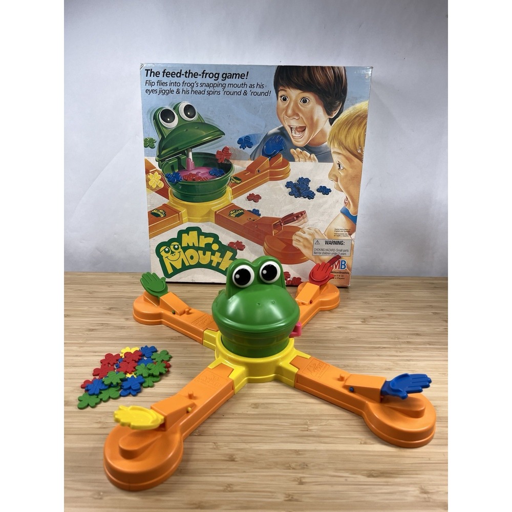 Vintage 1987 Milton Bradley Mr. Mouth Game Tested Works w/‎ Box